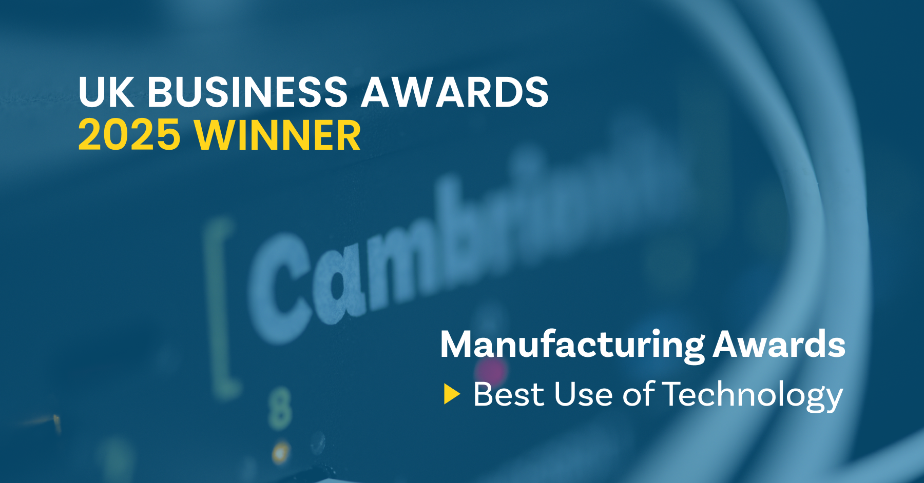 Cambrionix wins the 2025 Manufacturing Awards