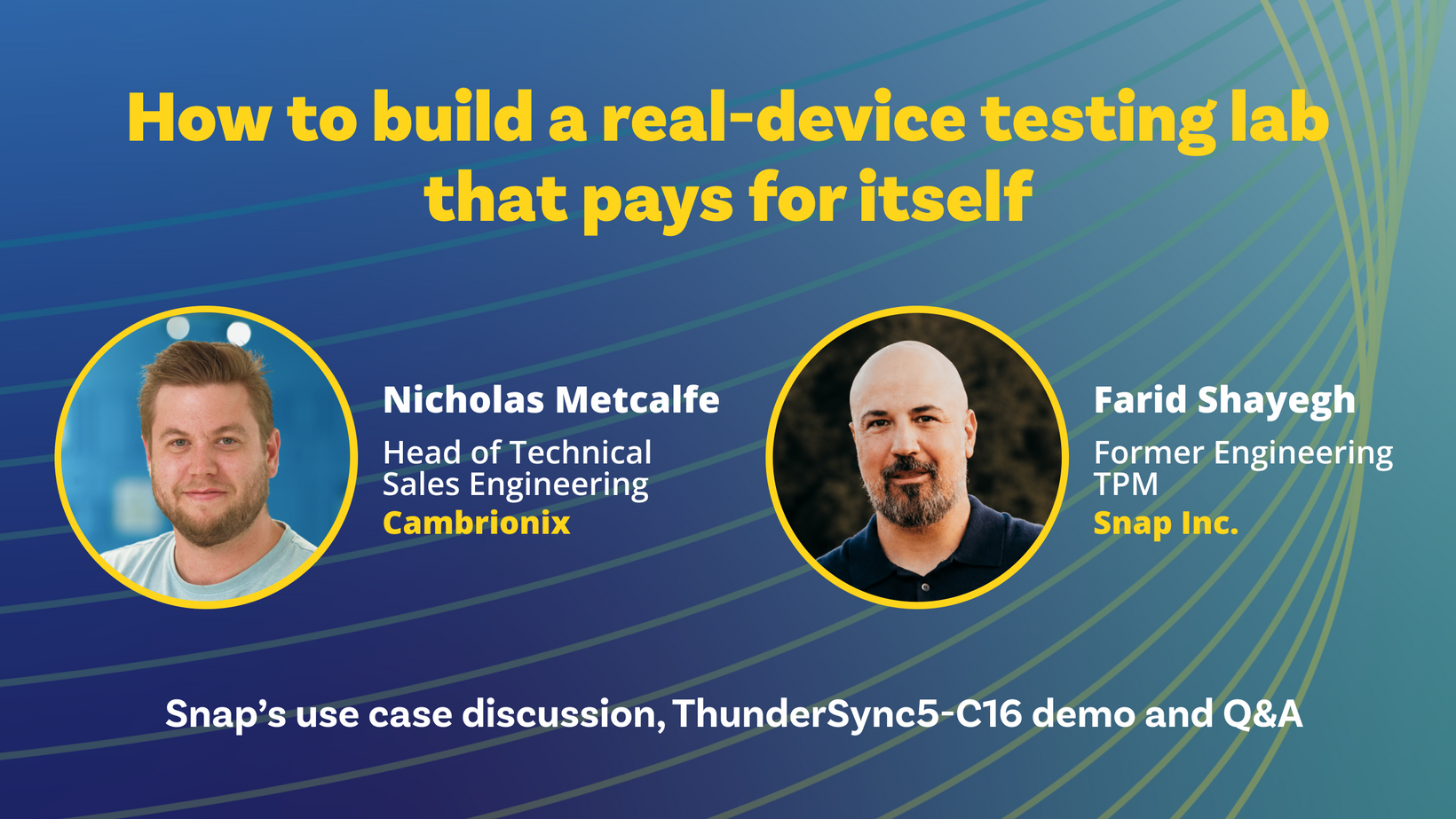 How a national SQA lab cut device test cycles by 60% with ThunderSync