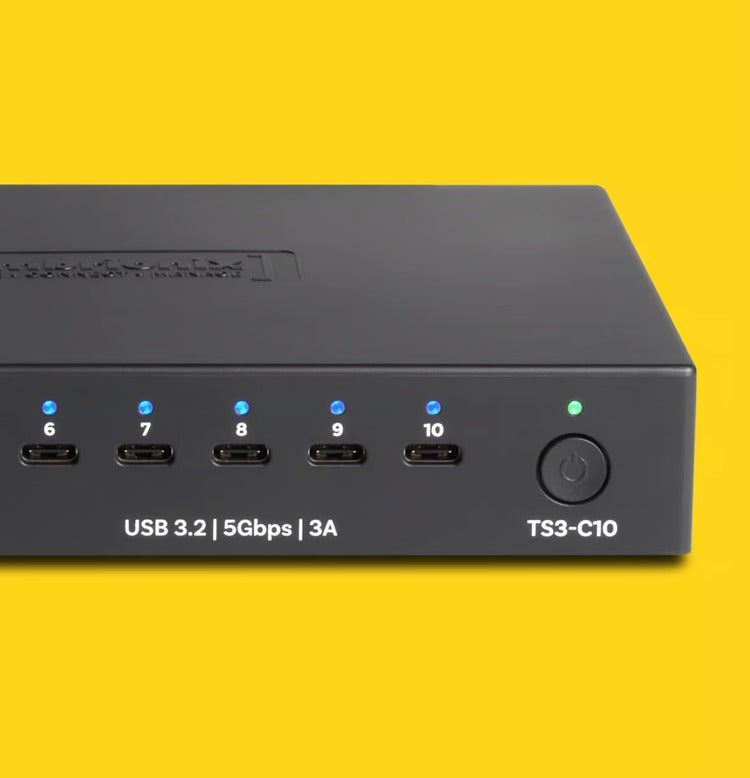 ThunderSync3-C10 fast charging USB Hub front