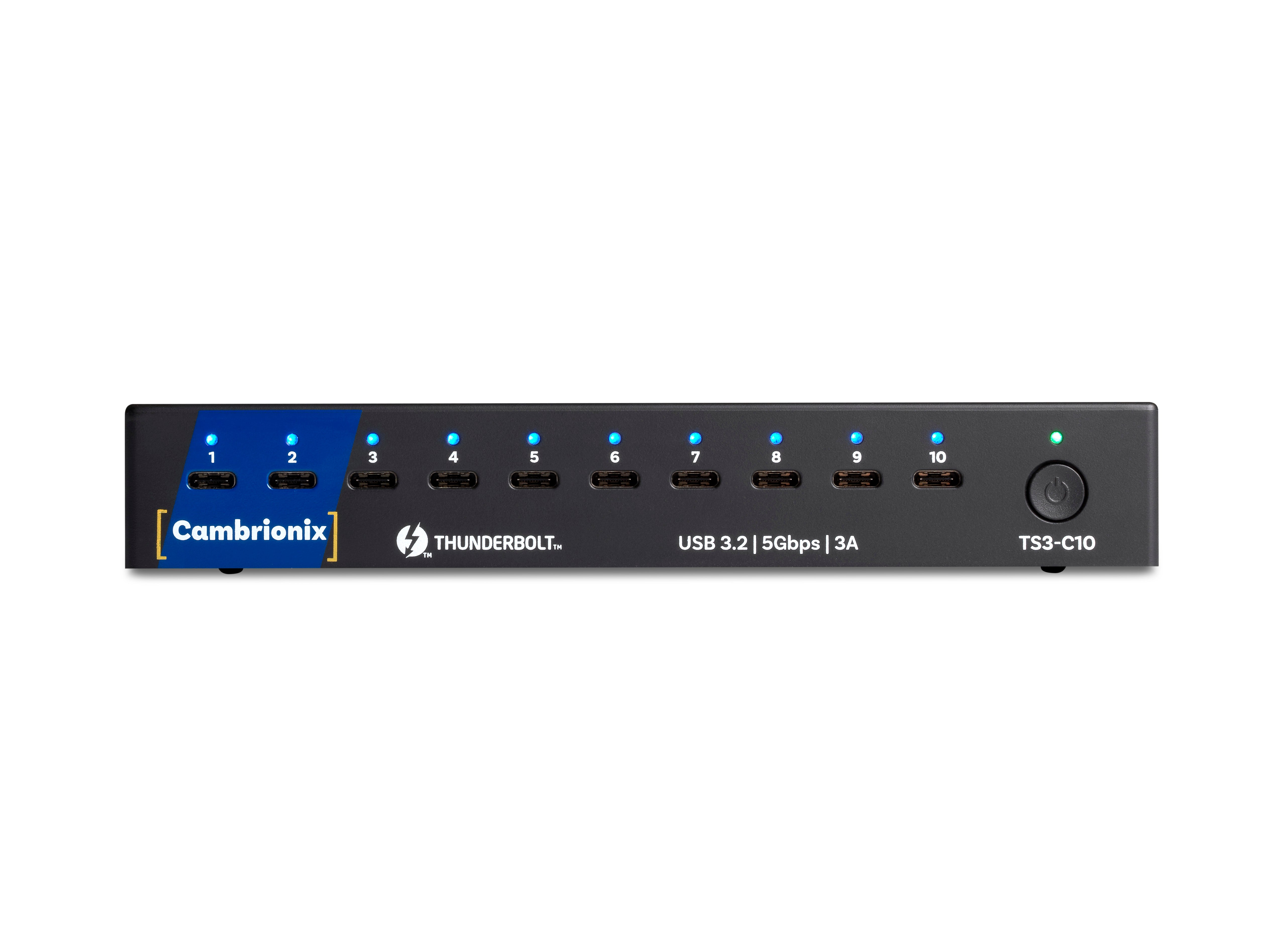 Thundersync3-c10 USB Hub front face