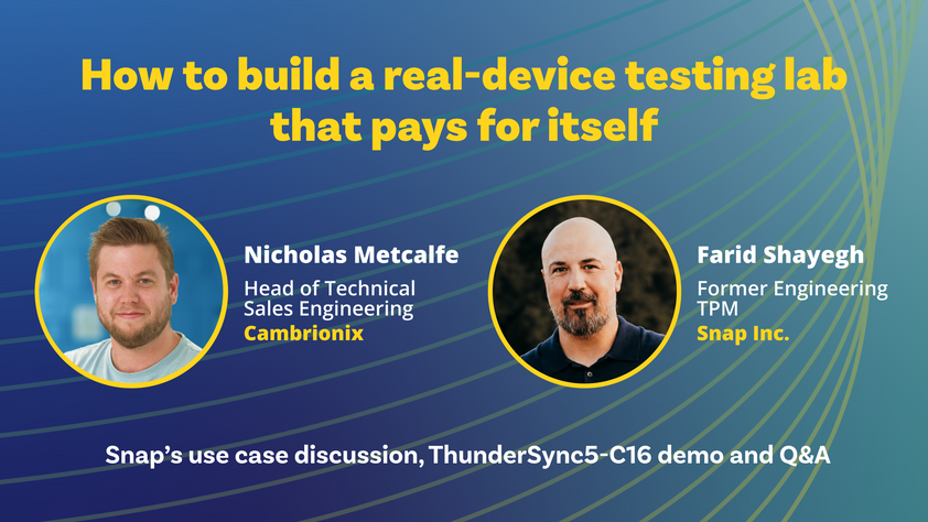 How to build a real-device testing lab that pays for itself