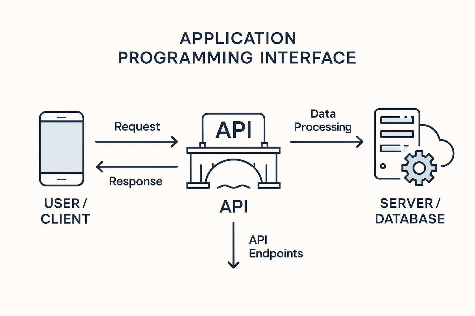 Please create a scheme which explains application programming interface